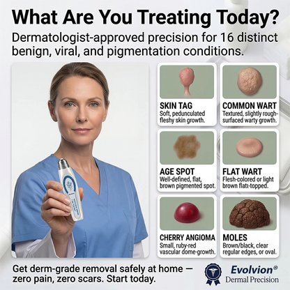 ✨Evolvion® 𝟕-𝐃𝒂𝘆 𝐒𝗸𝐢𝐧 𝐓𝒂𝗴 & 𝐒𝐩𝙤𝐭 𝐄𝐫𝒂𝐬𝙚𝐫 Painless & Scar-Free Advanced Imperfection Remova𝗜 Ro𝗜𝗜erba𝗜𝗜 Pen upsell