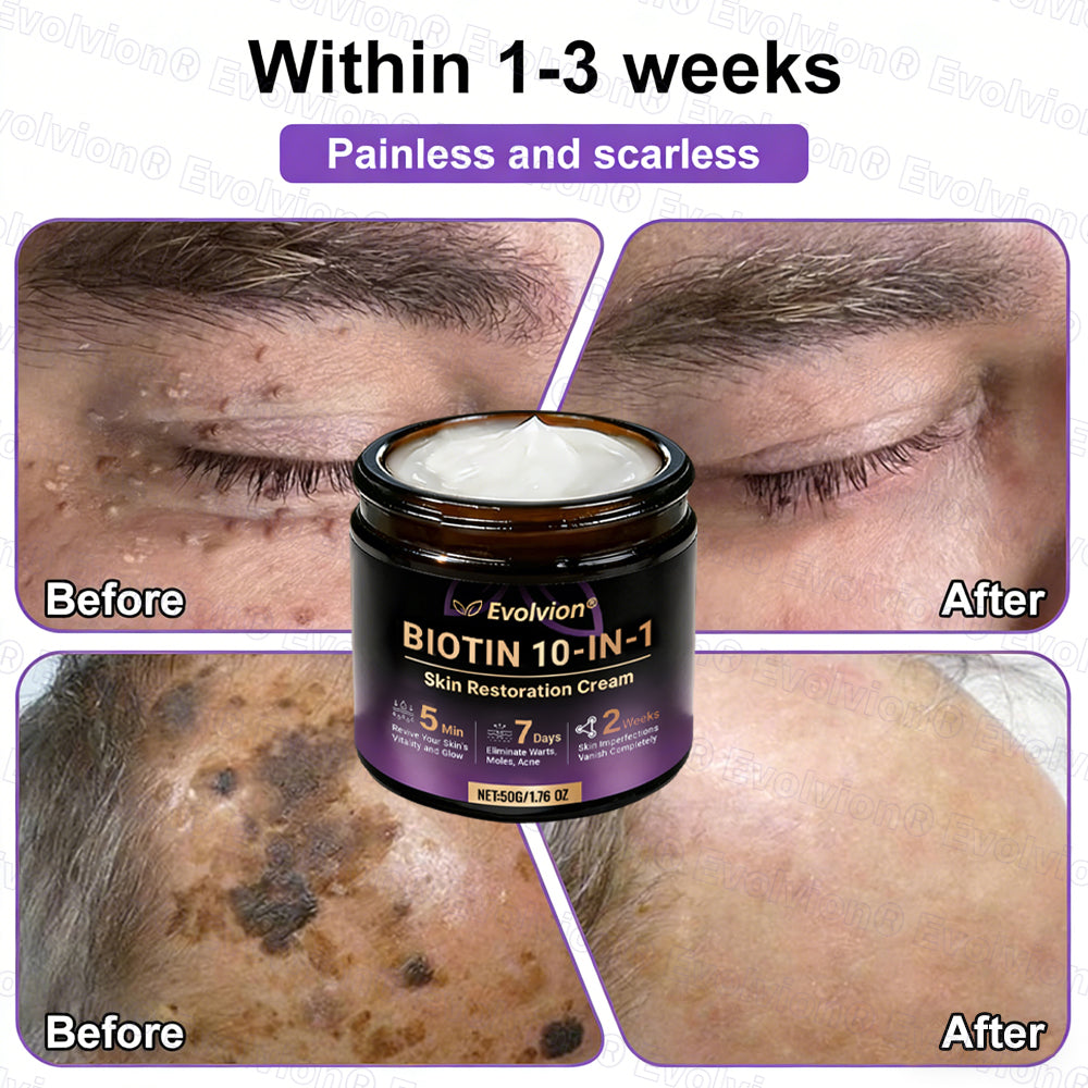 Made and Shipped from Australia ✨Evolvion® Biotin 10-in-1 Skin Restoration Cream🌻