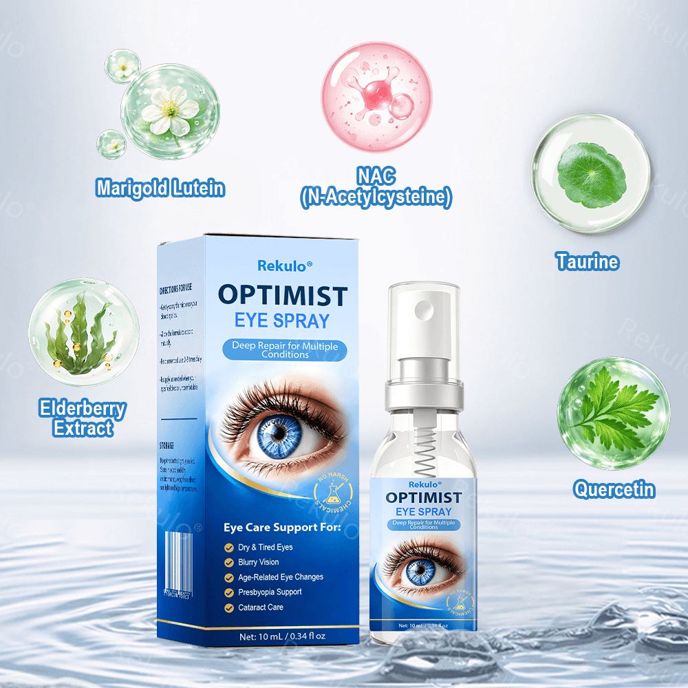 Rekulo® OptiMist Eye Spray✅For dry eyes, blurry vision, eye strain, presbyopia, and cataracts👁️