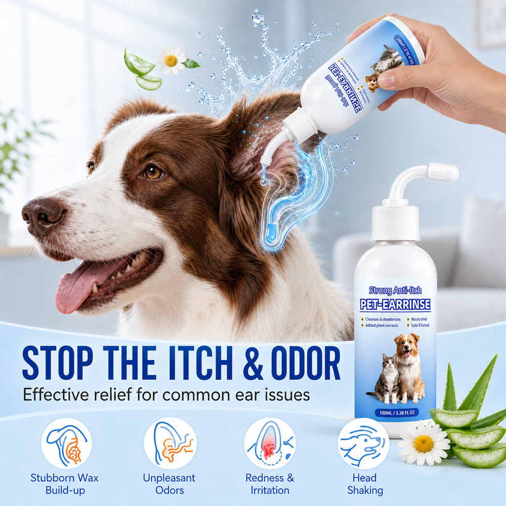 👩‍⚕️Celsiora® Pet Ear Cleansing Solution✅ FDA Approved