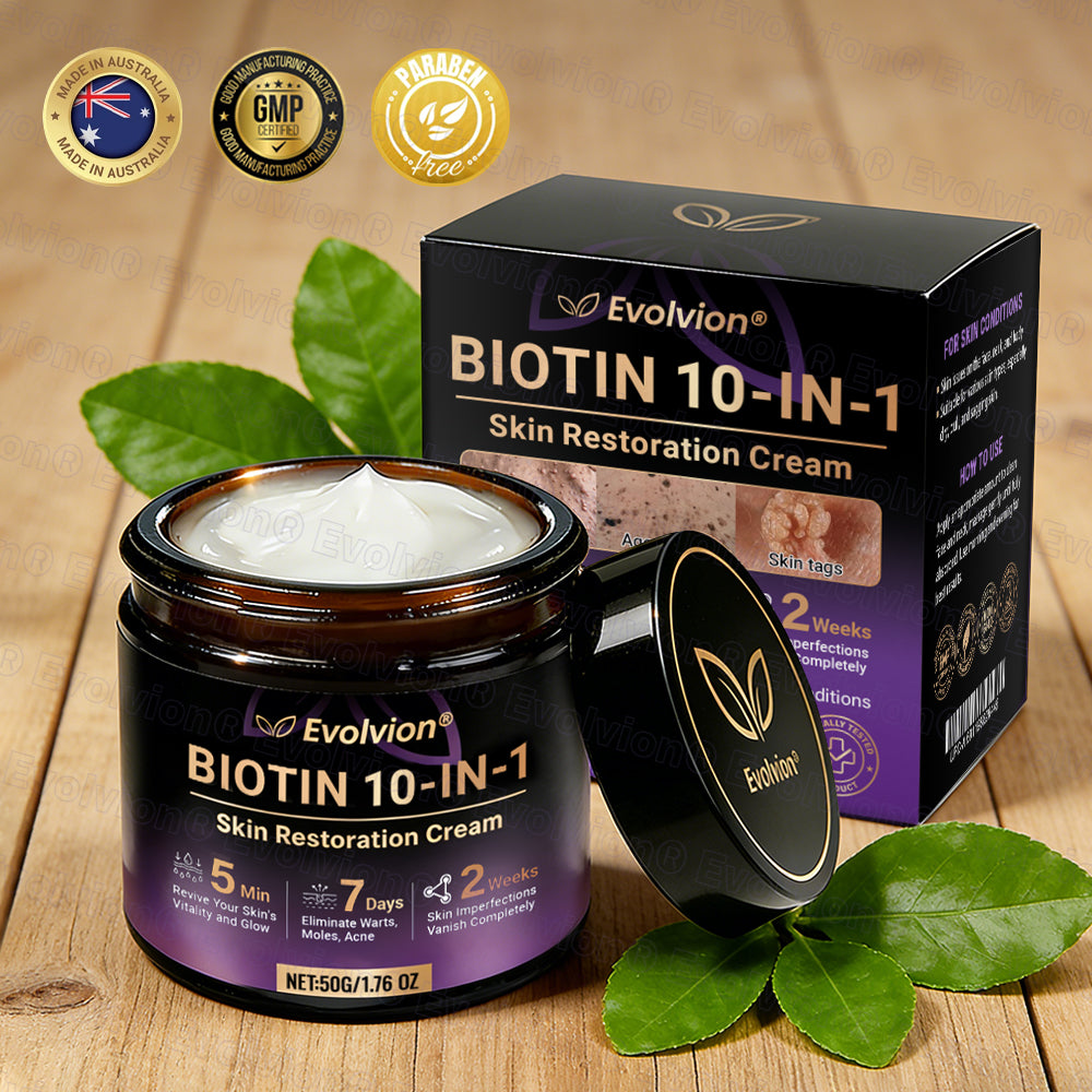 Made and Shipped from Australia ✨Evolvion® Biotin 10-in-1 Skin Restoration Cream🌻