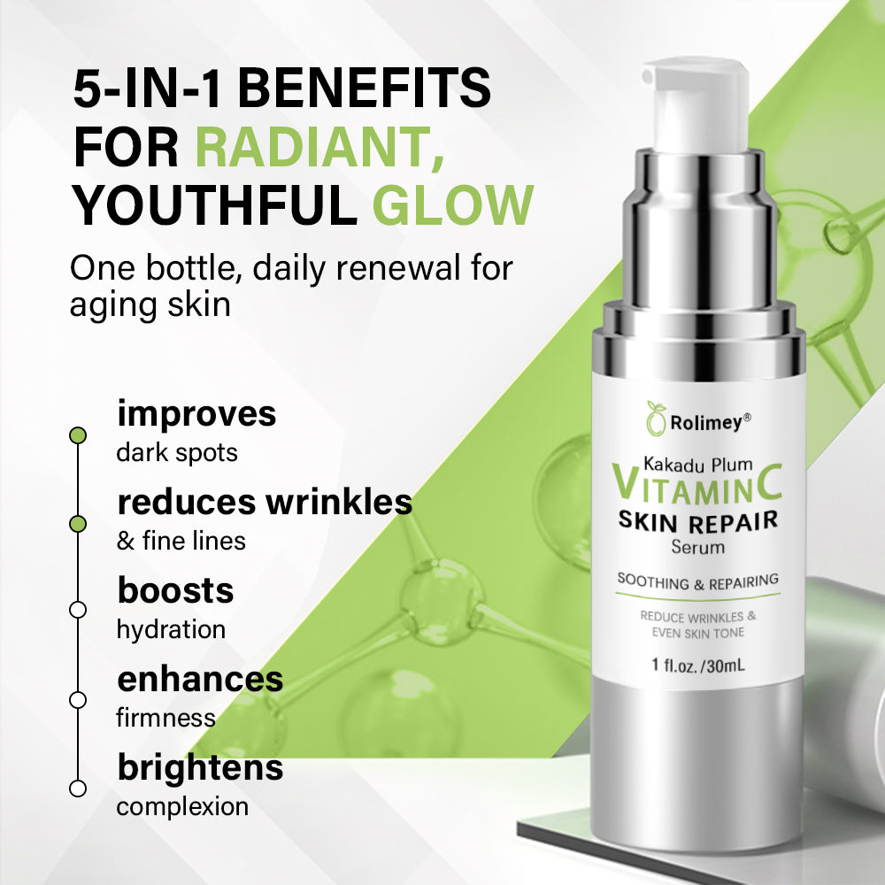 👩‍⚕️Rolimey® Kakadu Plum Skin Repair Serum ✅️ TGA Approved | Infused with PDRN Collagen for Eliminating Wrinkles, Stretch Marks, Age Spots