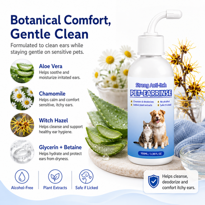 👩‍⚕️Celsiora® Pet Ear Cleansing Solution✅ FDA Approved