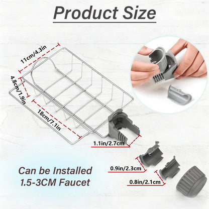 Lovyanocosh® 3-in-1 Kitchen Faucet Organizer Rack