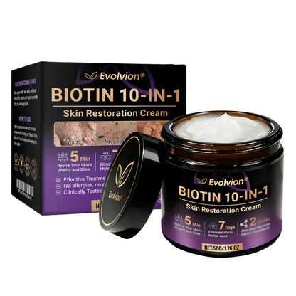 Made and Shipped from Australia ✨Evolvion® Biotin 10-in-1 Skin Restoration Cream🌻