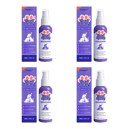 Celsiora® Pet Oral Spray ✅ Freshen Breath, Remove Tartar & Promote gum regeneration, stabilize teeth 🦷🦷
