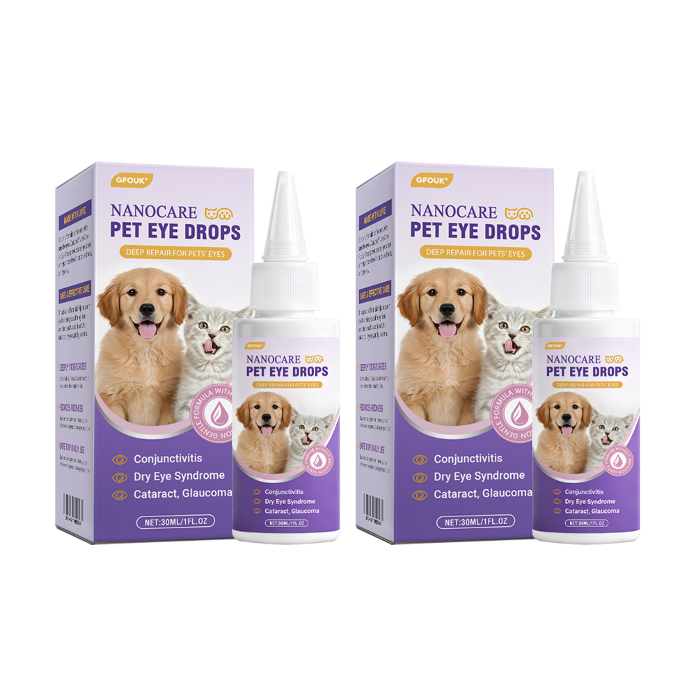 👩‍⚕️GFOUK® NanoCare Pet Eye Drops ☑️ Relieves Conjunctivitis, Dry Eyes, Cataracts, and Keratitis😺