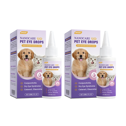 👩‍⚕️GFOUK® NanoCare Pet Eye Drops ☑️ Relieves Conjunctivitis, Dry Eyes, Cataracts, and Keratitis😺