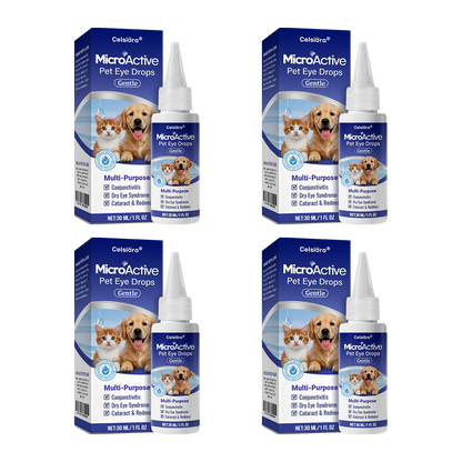 👩‍⚕️Celsiora® MicroActive Pet Eye Drops ✅Relieves Conjunctivitis, Dry Eyes, Cataracts🍀