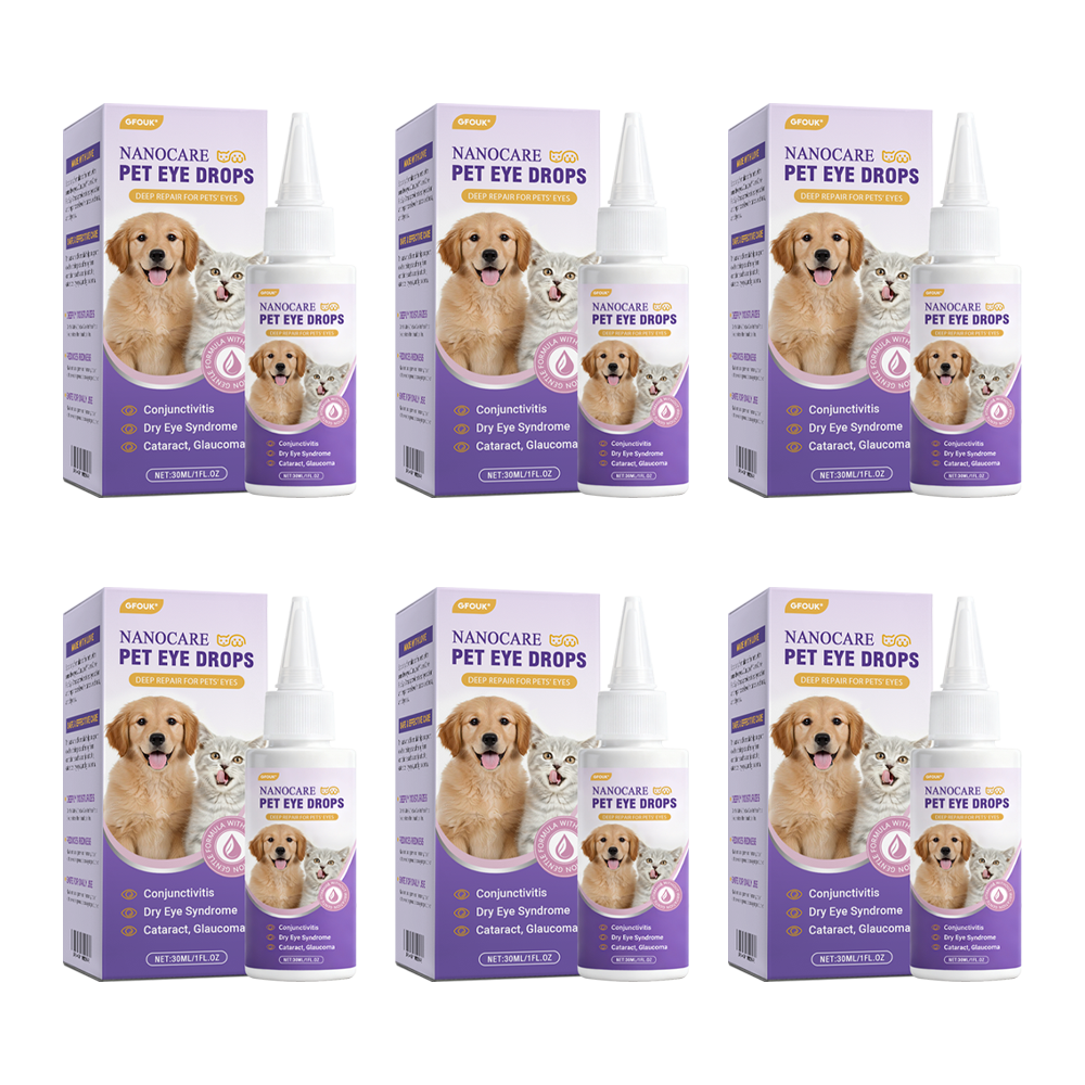 👩‍⚕️GFOUK® NanoCare Pet Eye Drops ☑️ Relieves Conjunctivitis, Dry Eyes, Cataracts, and Keratitis😺