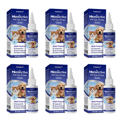 👩‍⚕️Celsiora® MicroActive Pet Eye Drops ✅Relieves Conjunctivitis, Dry Eyes, Cataracts🍀