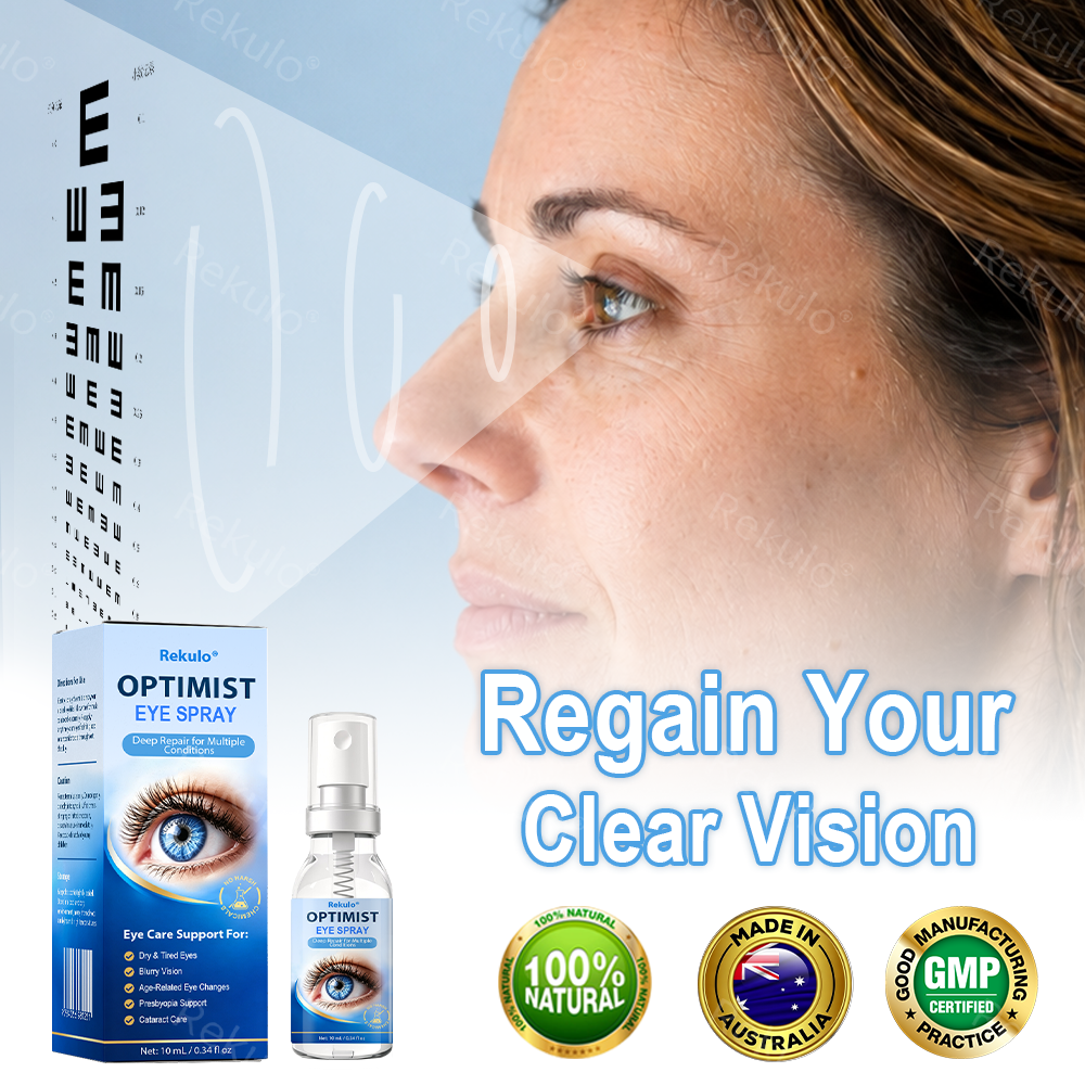 Rekulo® OptiMist Eye Spray✅For dry eyes, blurry vision, eye strain, presbyopia, and cataracts👁️
