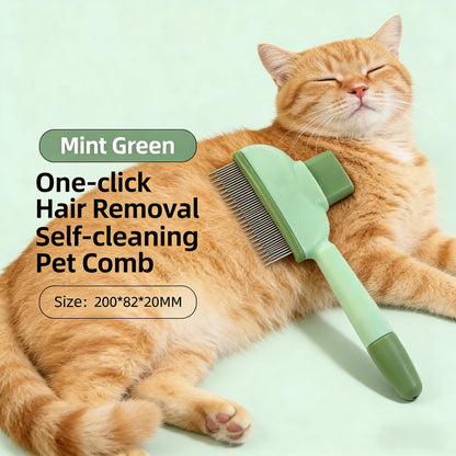 🔥3-in-1 NanoCare Pet Flea Comb Grooming Brush ☑️ Removes Fleas, Cleans Fur & Massages Skin